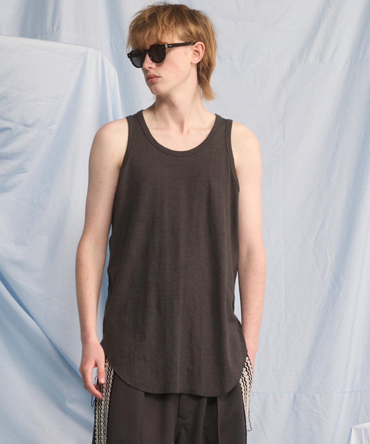 Fraise Layered Round Tank Top