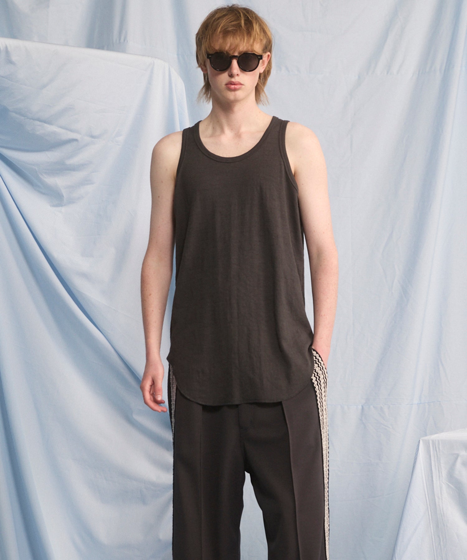 Fraise Layered Round Tank Top