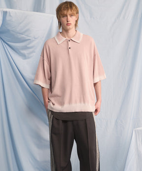 Cotton Bulky Acrylic Blend Prime-Over Gradation Dyeing Knit
