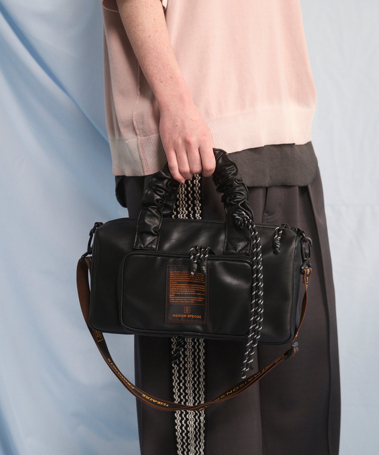 【26SS PRE-ORDER】【THEATRE PRODUCTS】Collaboration Multiway Vegan Leather Baguette Bag