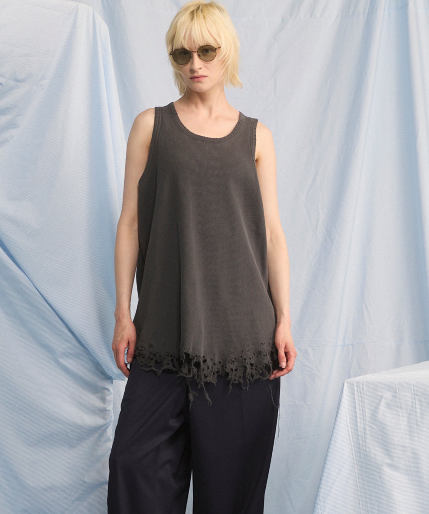 【26SS PRE-ORDER】Destructive Damage Thermal Tank Top