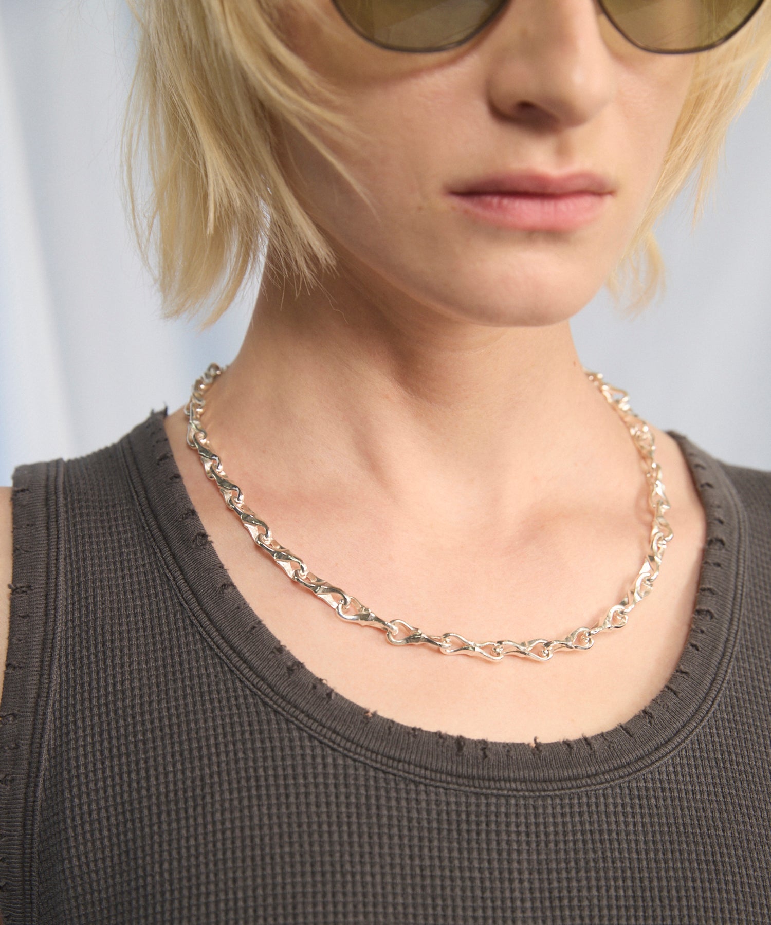 【26SS PRE-ORDER】F-hole Motif Chain Necklace