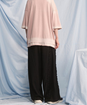 [26SS PRE-ORDER] Linen Mix Slab Side Big Pocket Prime-Wide Pants