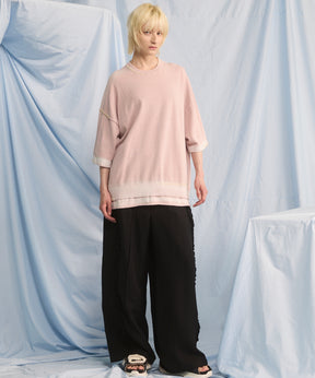 [26SS PRE-ORDER] Linen Mix Slab Side Big Pocket Prime-Wide Pants