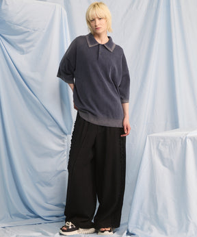 Cotton Bulky Acrylic Blend Prime-Over Gradation Dyeing Knit