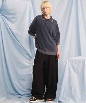 [26SS PRE-ORDER] Linen Mix Slab Side Big Pocket Prime-Wide Pants