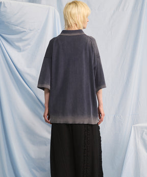 Cotton Bulky Acrylic Blend Prime-Over Gradation Dyeing Knit