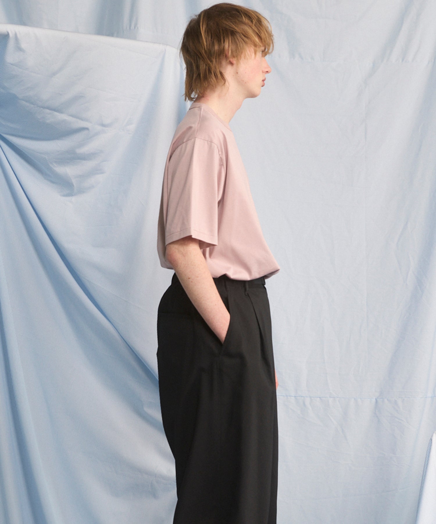 【26SS PRE-ORDER】Suvin GIZA Cotton Regular-Over Short-sleeved T-shirt