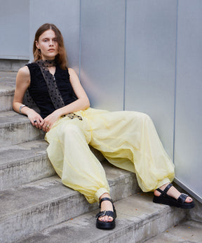 【2026Summer PRE-ORDER】Sheer Nylon Balloon Pants