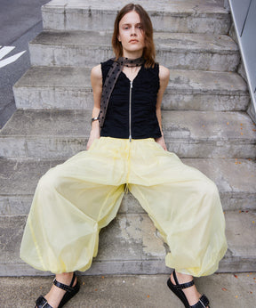 【2026Summer PRE-ORDER】Sheer Nylon Balloon Pants