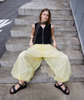 【2026Summer PRE-ORDER】Sheer Nylon Balloon Pants
