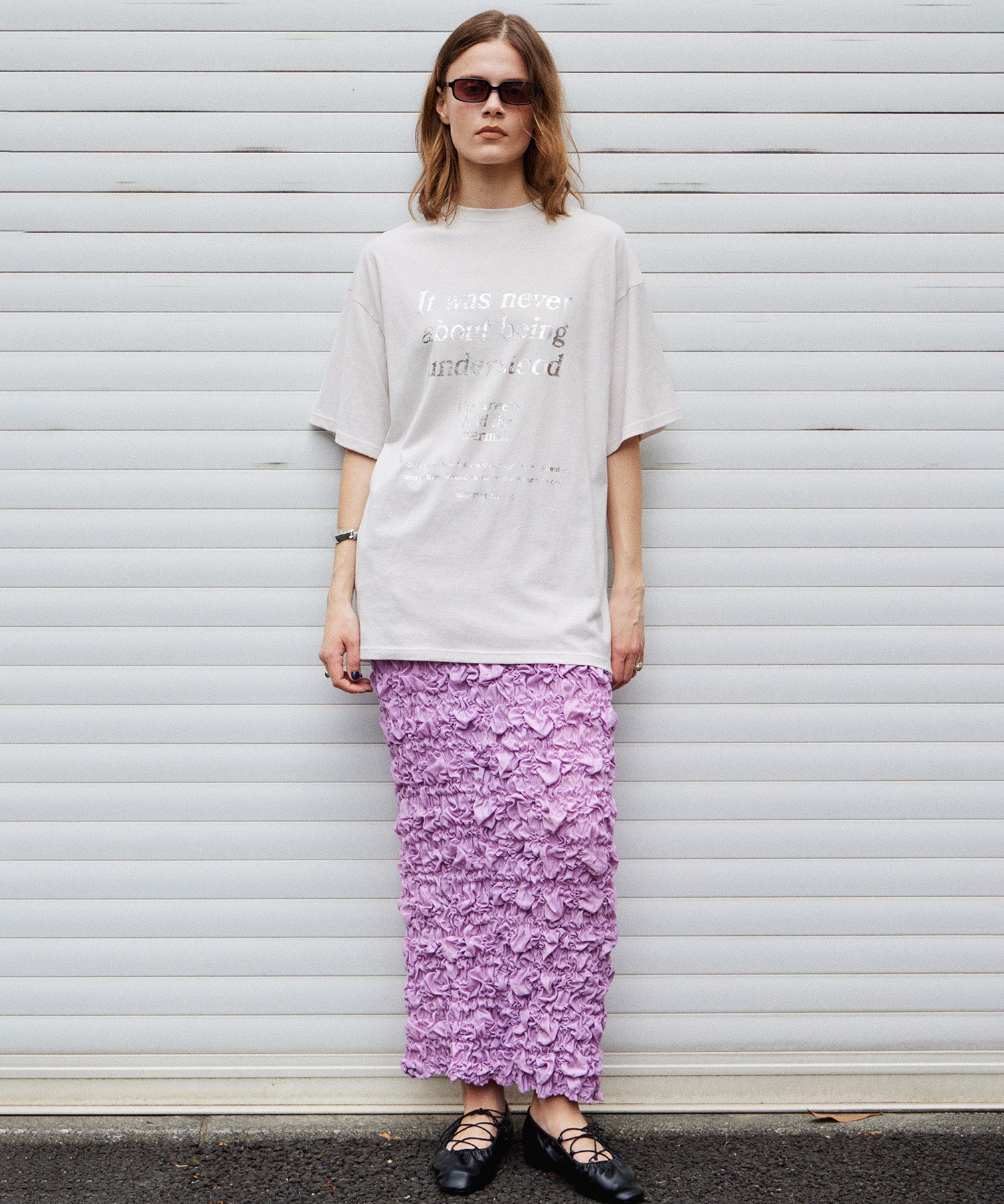 【2026Summer PRE-ORDER】Message Oversized T-Shirt