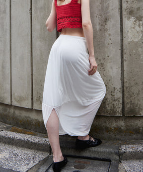 【2026Summer PRE-ORDER】2way Drape Skirt