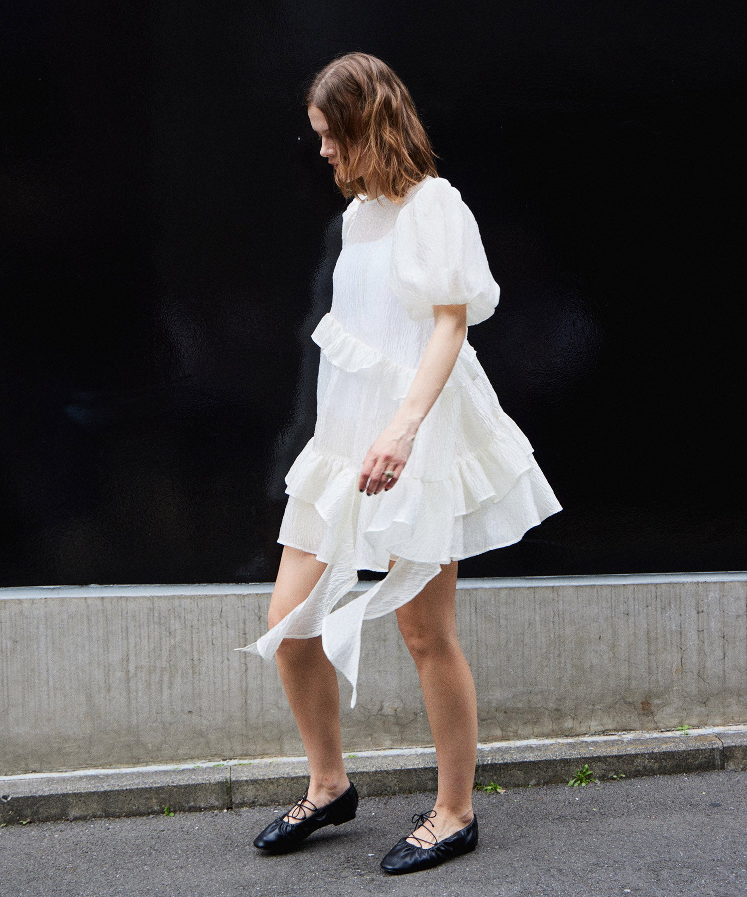 [2026Summer PRE-ORDER] Multi-fabric Sheer Tunic