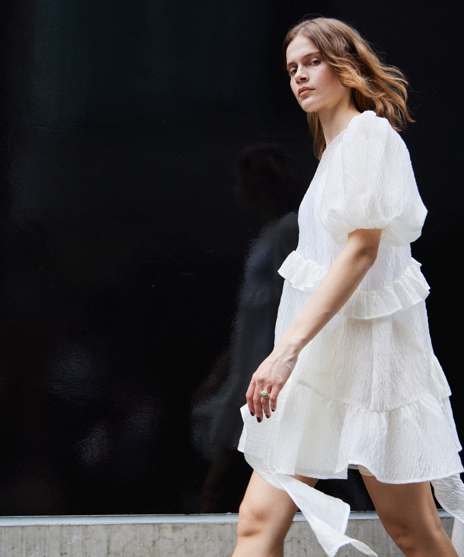[2026Summer PRE-ORDER] Multi-fabric Sheer Tunic