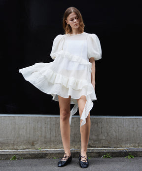 [2026Summer PRE-ORDER] Multi-fabric Sheer Tunic