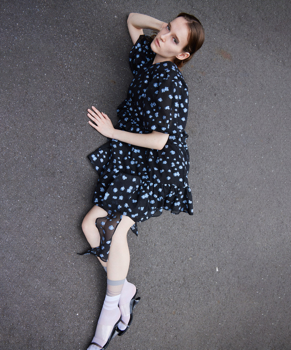 【2026Summer PRE-ORDER】Multi-fabric Sheer Tunic
