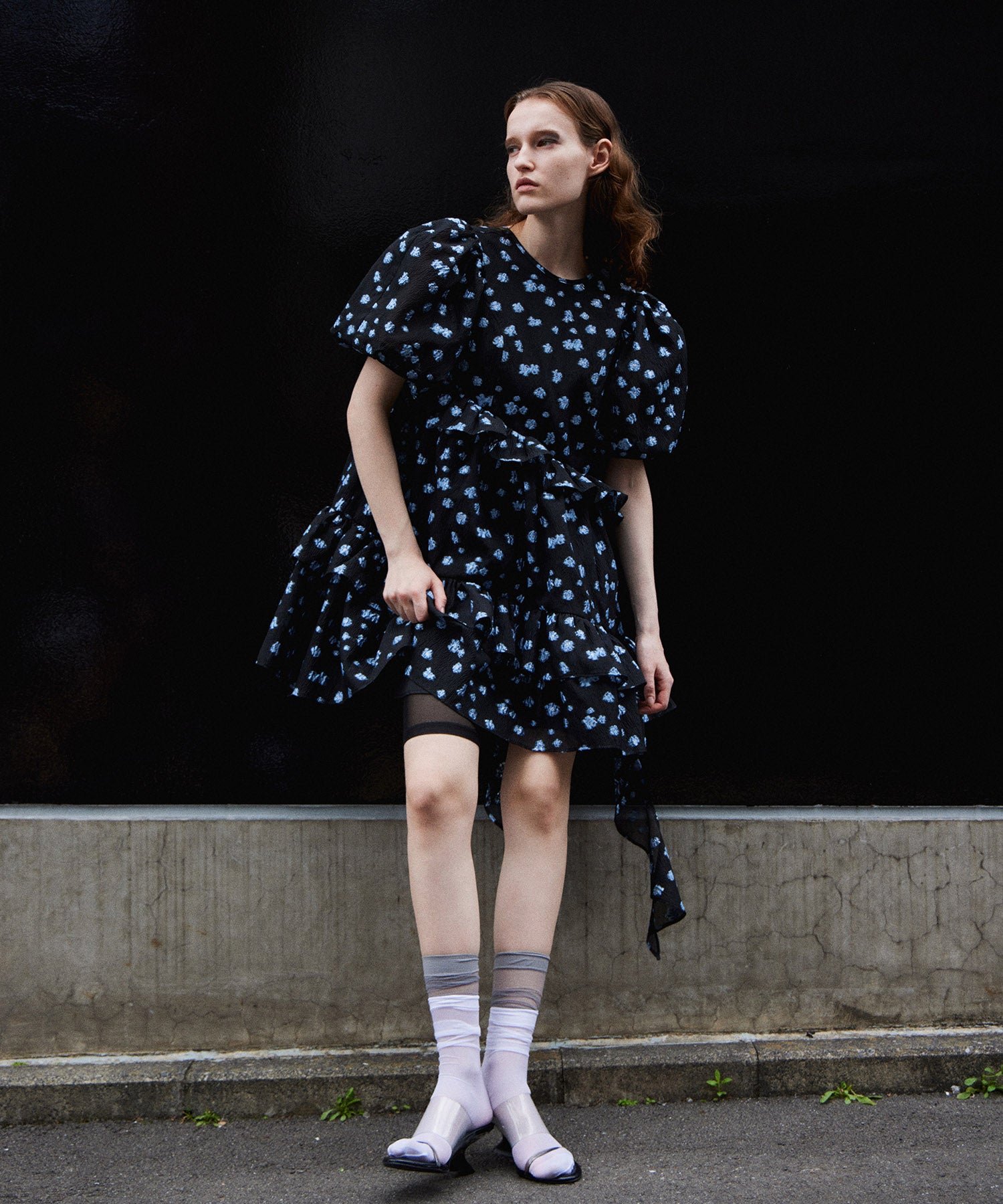 [2026Summer PRE-ORDER] Multi-fabric Sheer Tunic
