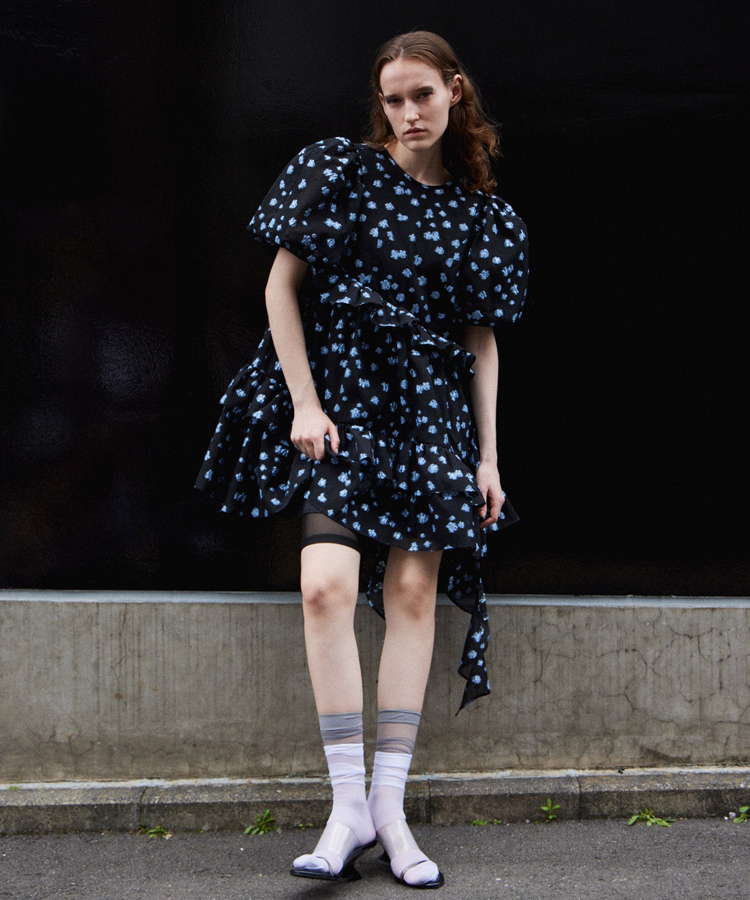 [2026Summer PRE-ORDER] Multi-fabric Sheer Tunic