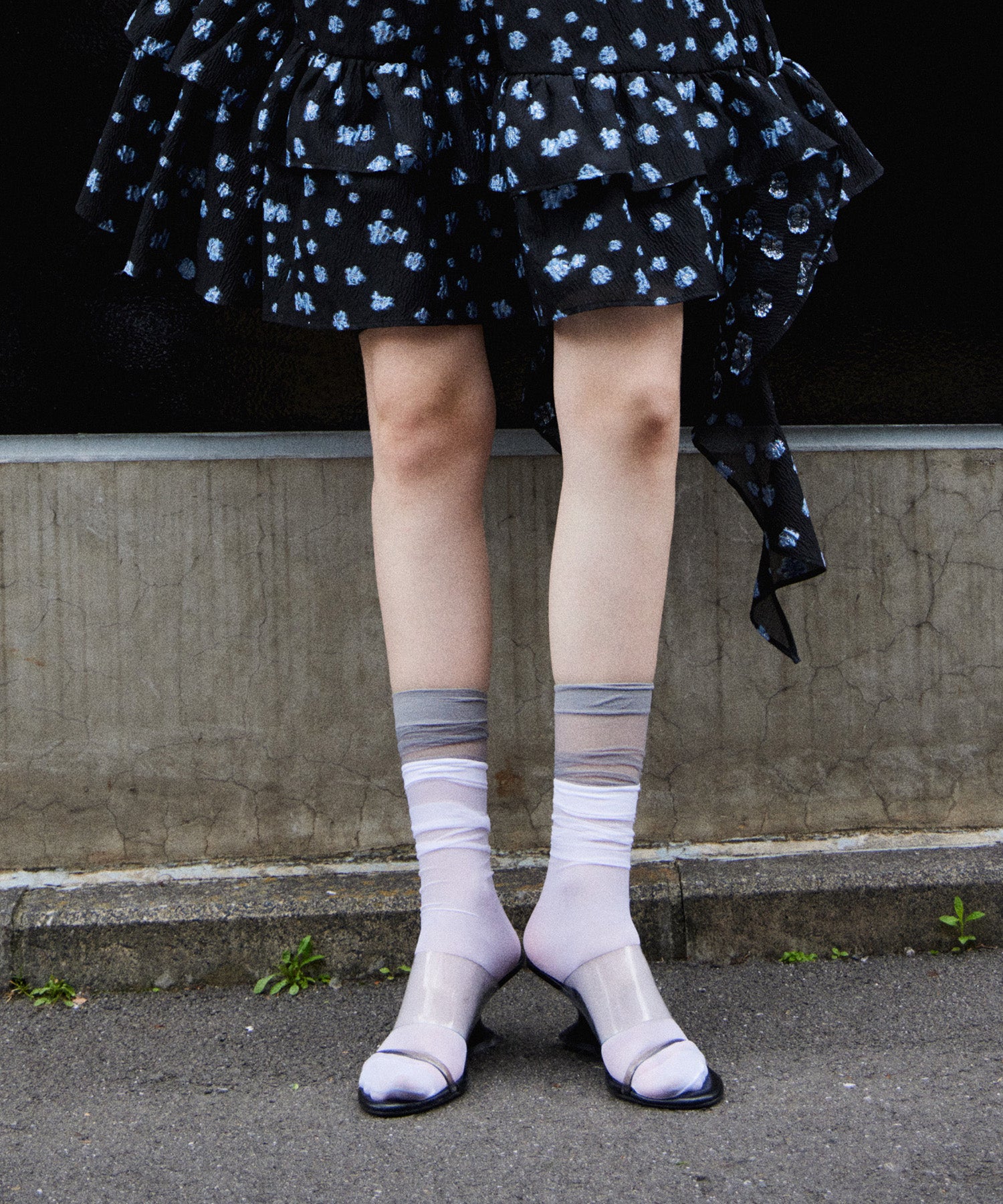 See-through socks