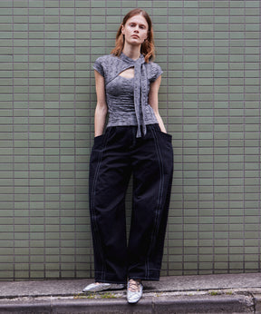 【2026Summer PRE-ORDER】out Bow Tie Bolero Layered Top