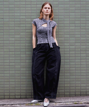 【2026Summer PRE-ORDER】out Bow Tie Bolero Layered Top