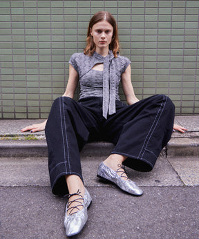 【2026Summer PRE-ORDER】out Bow Tie Bolero Layered Top