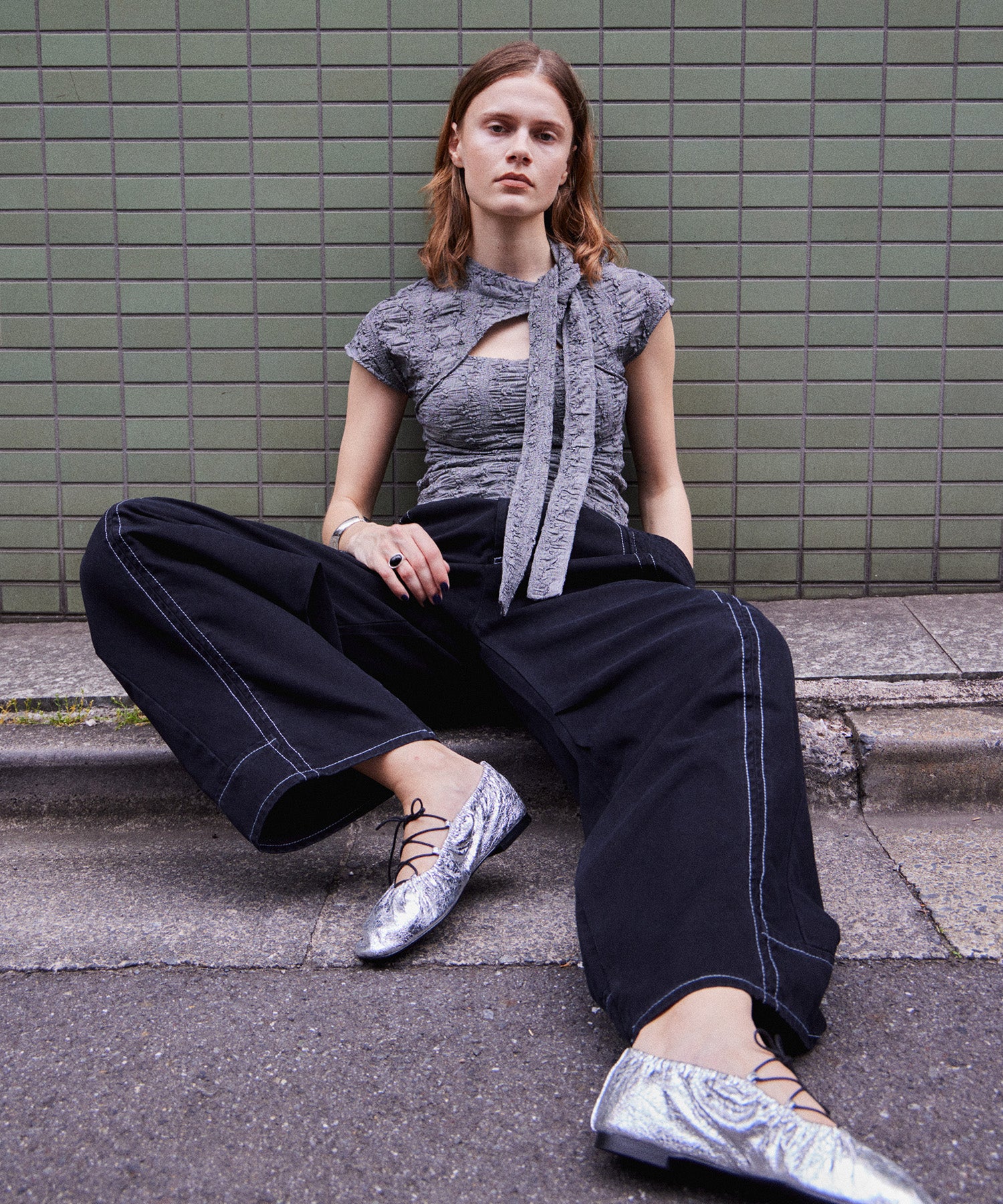 【2026Summer PRE-ORDER】out Bow Tie Bolero Layered Top