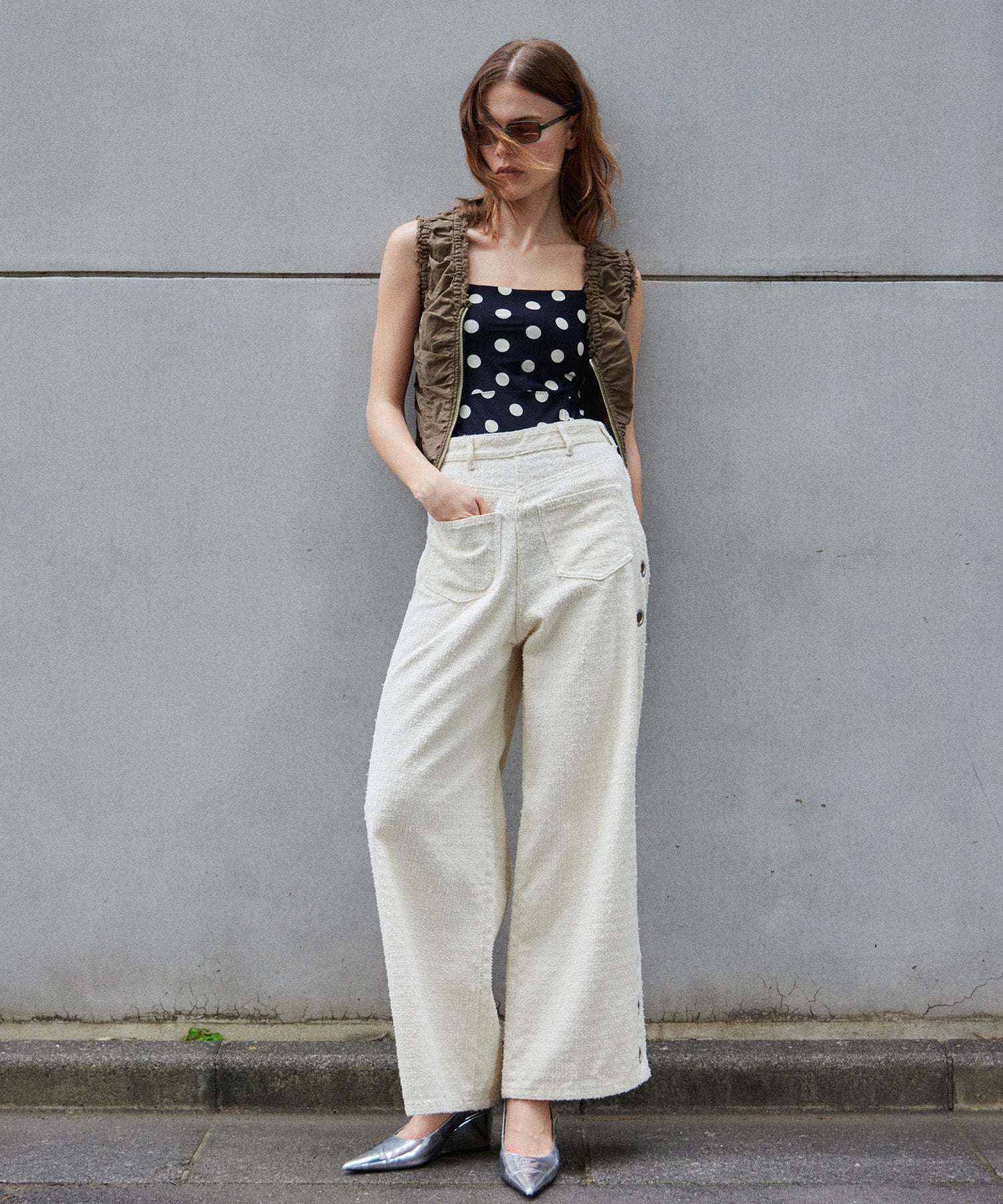 [2026Summer PRE-ORDER] Military Gathered TOPs