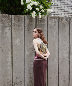 【2026Summer PRE-ORDER】Flower Print Ribbed Tank Top