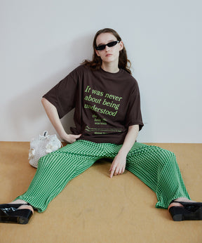 【2026Summer PRE-ORDER】Message Oversized T-Shirt