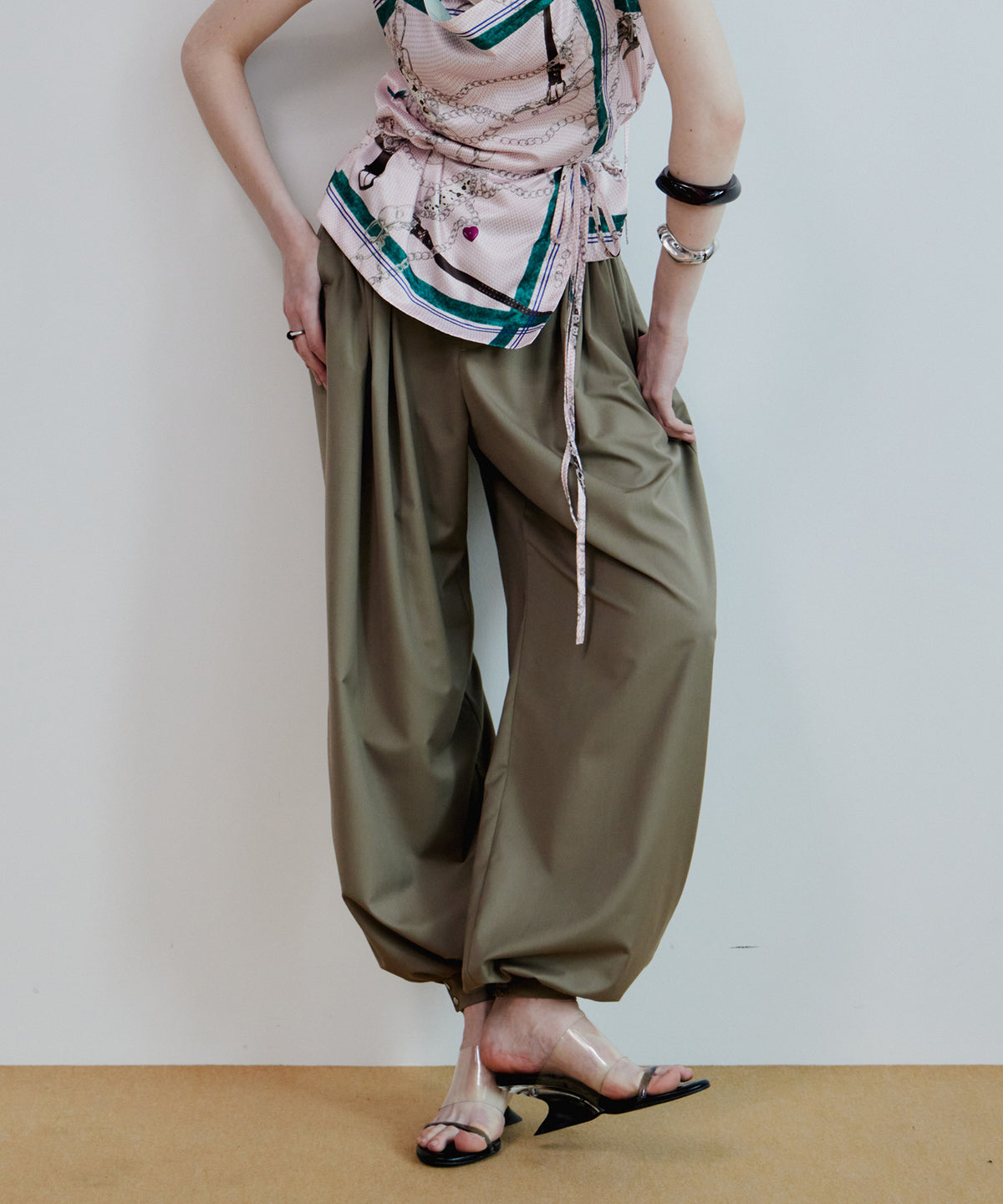 【2026Summer PRE-ORDER】Stitched Balloon Pants