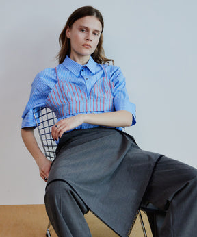 【2026Summer PRE-ORDER】Wrap-Draped Skirt Pants