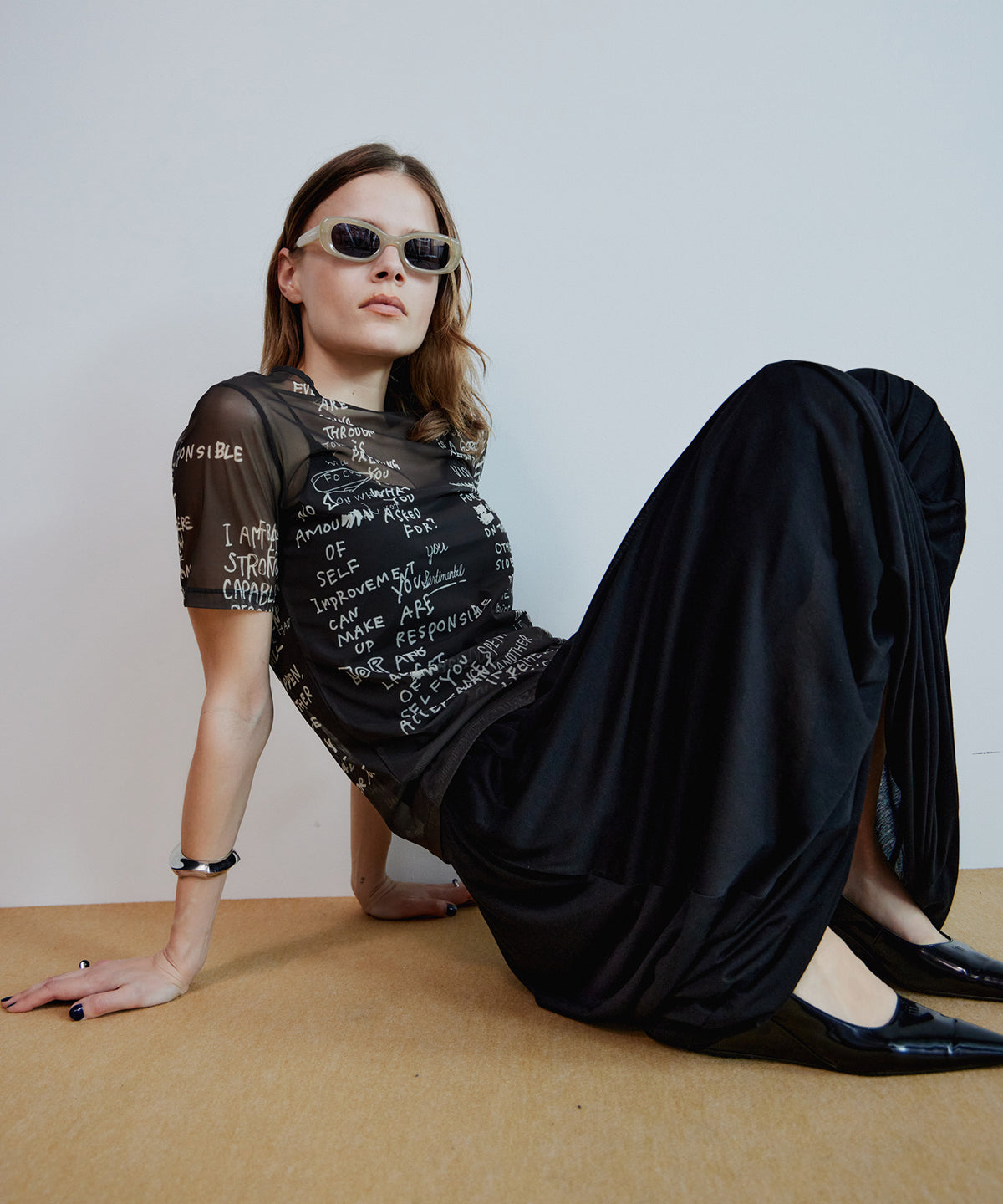 【2026Summer PRE-ORDER】Hand Logo Mesh T-Shirt