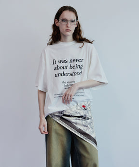 【2026Summer PRE-ORDER】Message Oversized T-Shirt