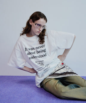 【2026Summer PRE-ORDER】Message Oversized T-Shirt