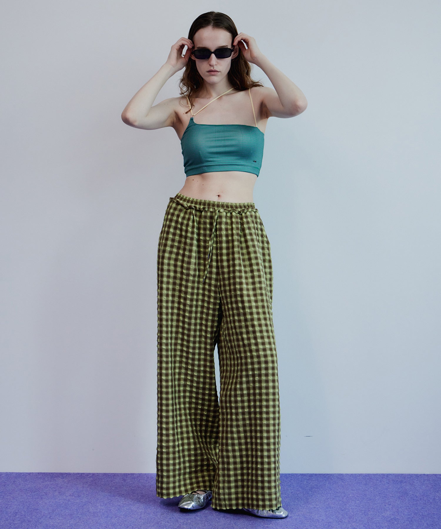 【2026Summer PRE-ORDER】Checkered Wide Pants Pants