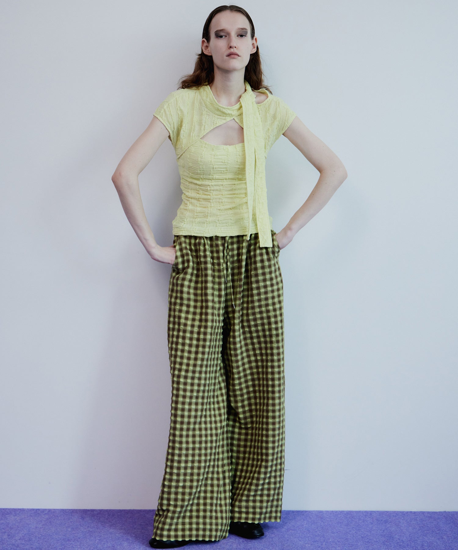 【2026Summer PRE-ORDER】out Bow Tie Bolero Layered Top