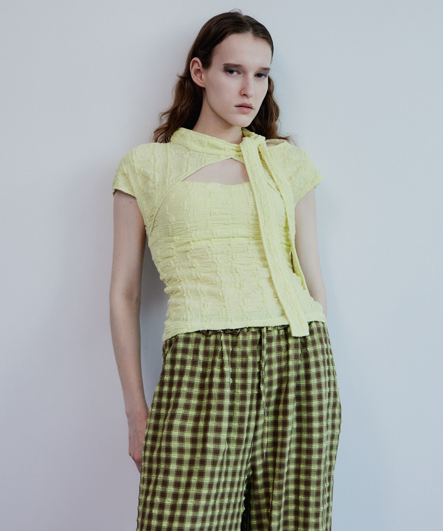 【2026Summer PRE-ORDER】out Bow Tie Bolero Layered Top