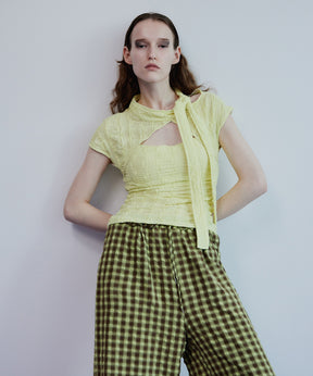 【2026Summer PRE-ORDER】out Bow Tie Bolero Layered Top