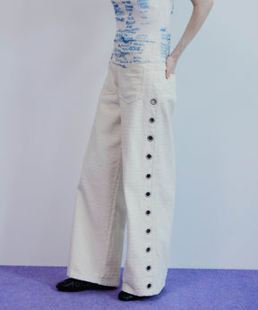 【2026Summer PRE-ORDER】Needle Punch Eyelet Denim