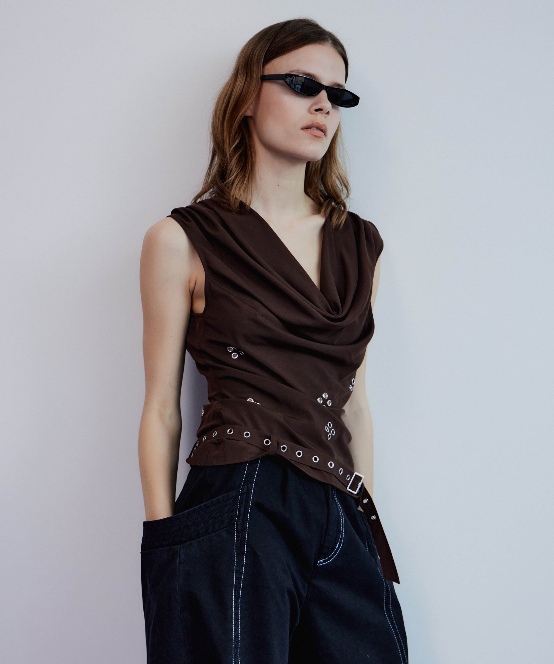 Front-Draped Tops