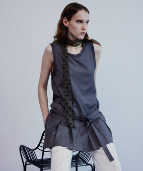 [2026Summer PRE-ORDER] Pleated Mini Jumper Skirt