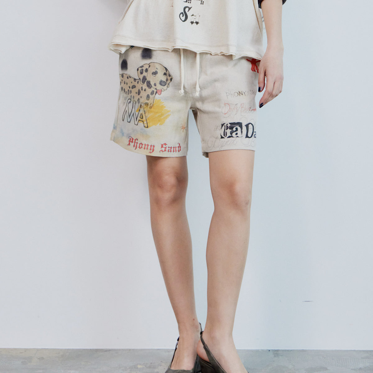 OPEN Yy PET CLUB DALMATIAN SHORTSショートパンツ OPEN YY】PET CLUB DALMATIAN SHORTS