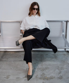 【2026Summer PRE-ORDER】Wrap-Draped Skirt Pants