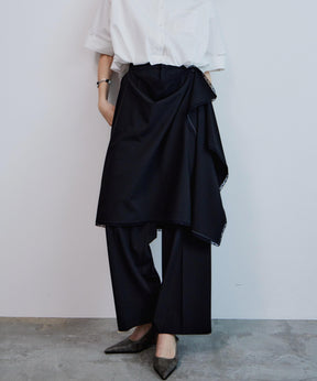【2026Summer PRE-ORDER】Wrap-Draped Skirt Pants