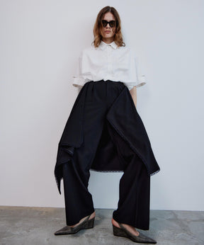 【2026Summer PRE-ORDER】Wrap-Draped Skirt Pants