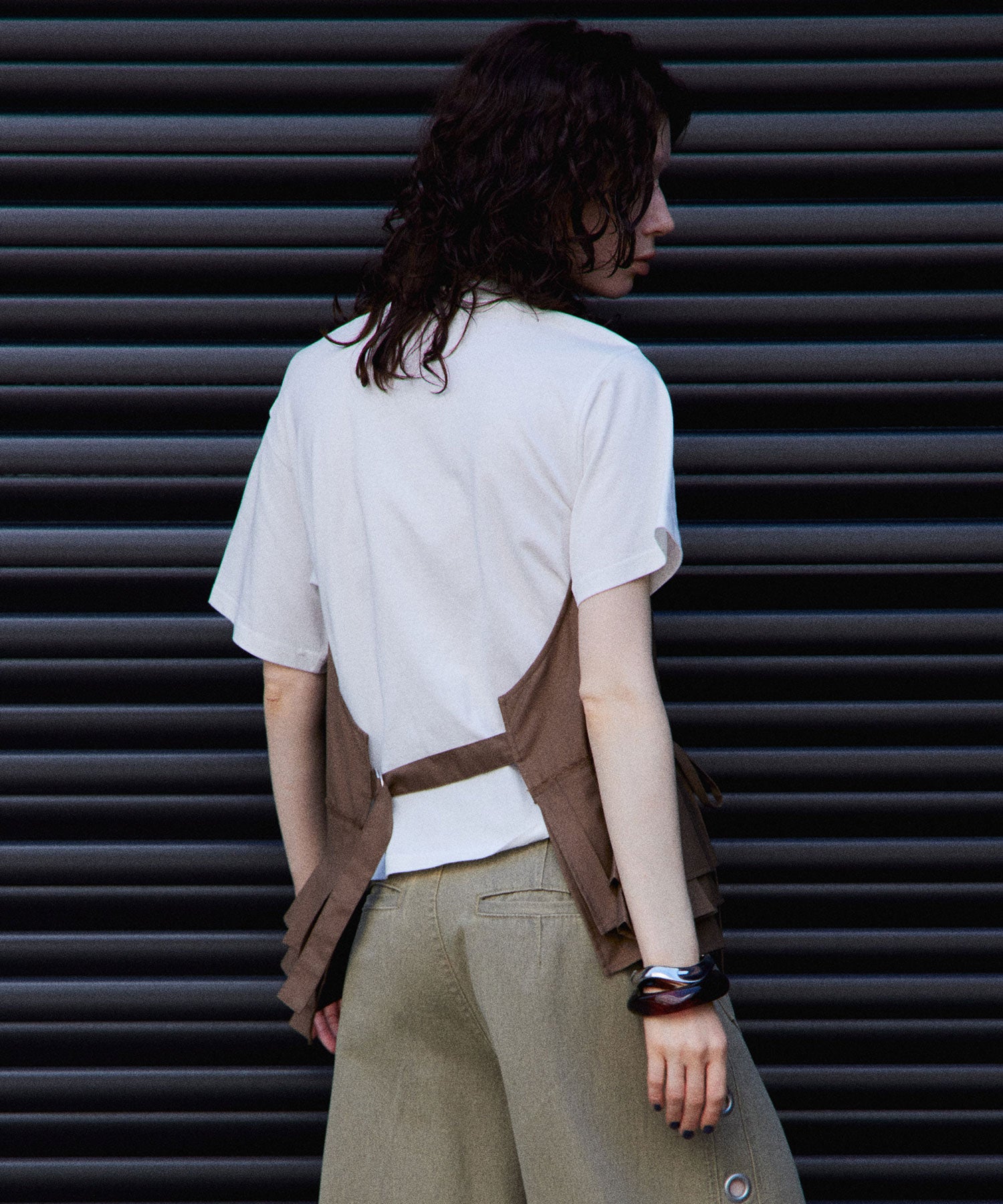 【2026Summer PRE-ORDER】Wrap Pleats Dock T-Shirt