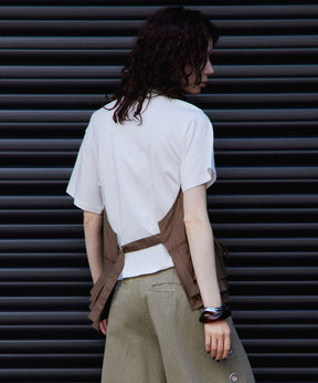 【2026Summer PRE-ORDER】Wrap Pleats Dock T-Shirt