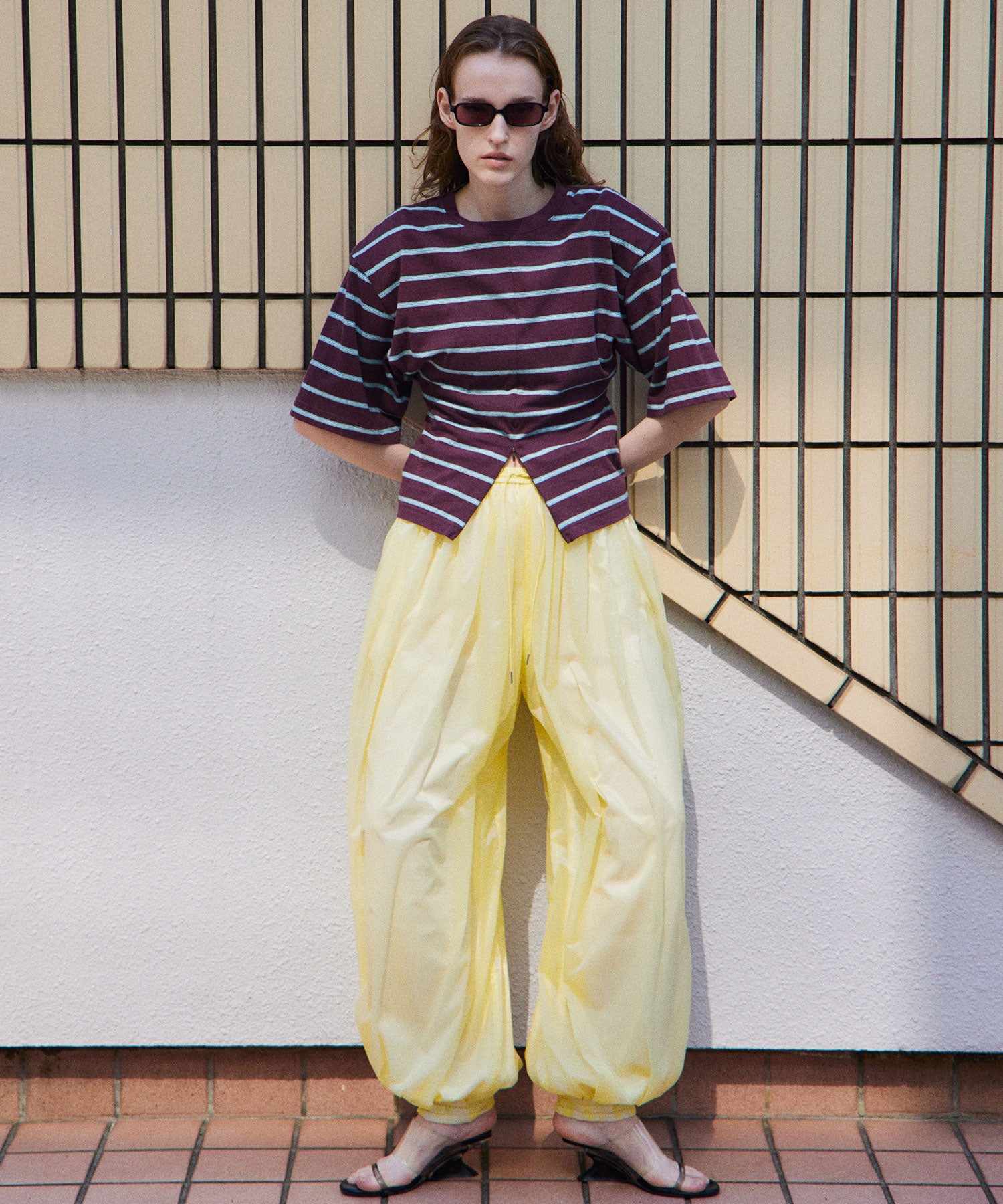 【2026Summer PRE-ORDER】Sheer Nylon Balloon Pants
